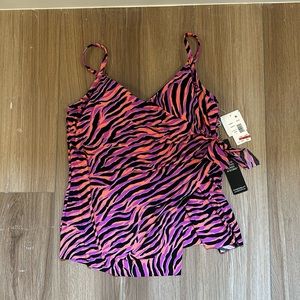 Magicsuit tankini bathing suit top with built in bra